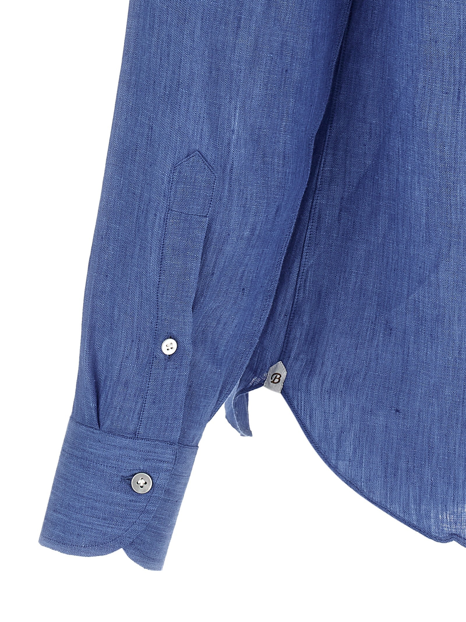 Linen Shirt Blue Shirt, Blouse
