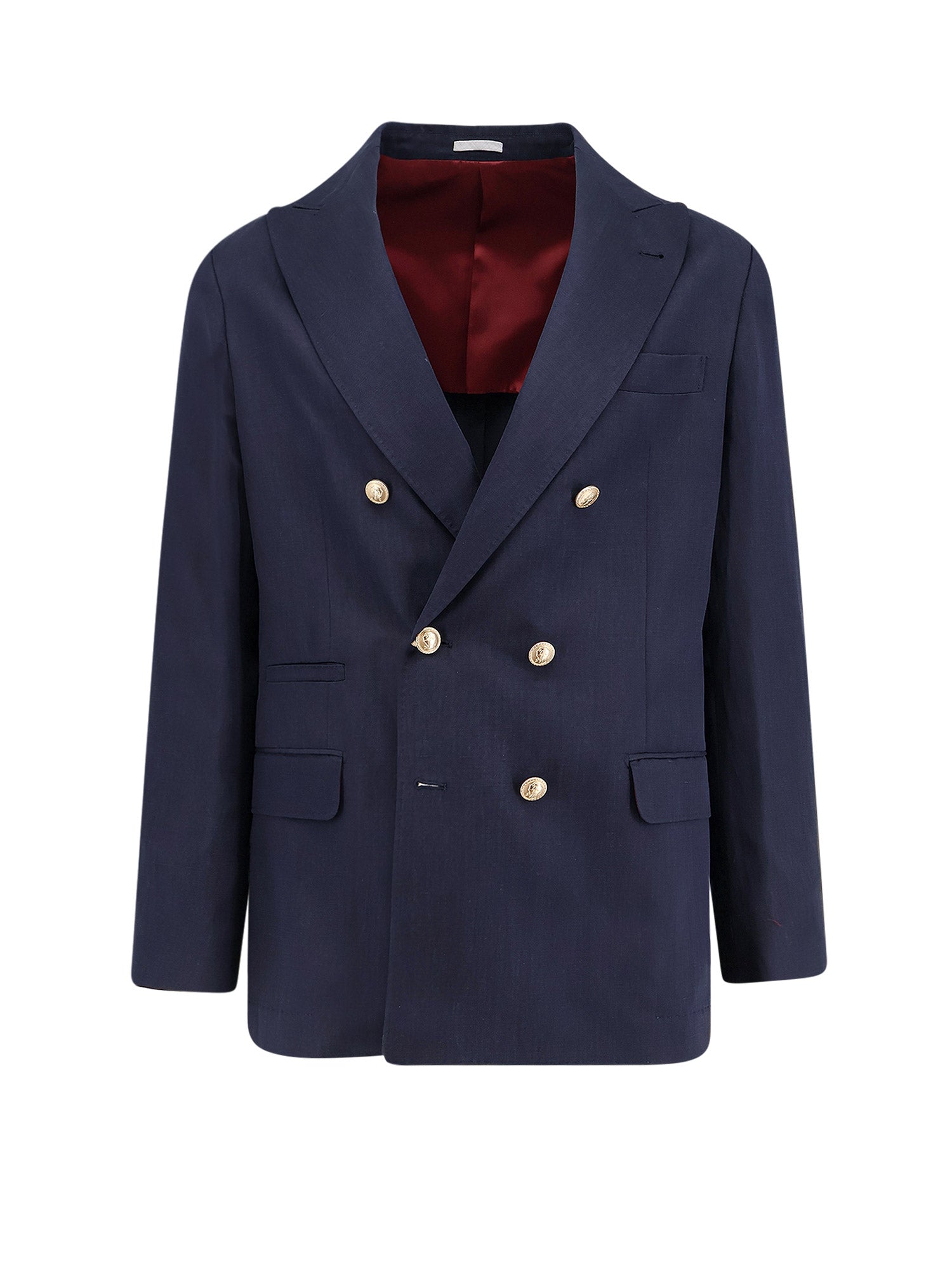 Brunello Cucinelli Clothing Blue Seta Lino