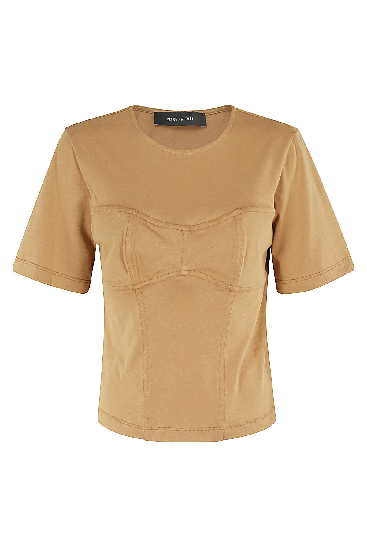T Shirt Brown Cotone T-shirt