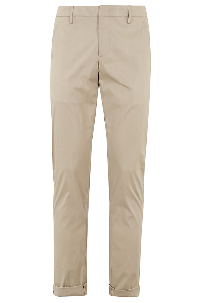 Gaubert Brown Cotone Poliammide Elastan Pantaloni