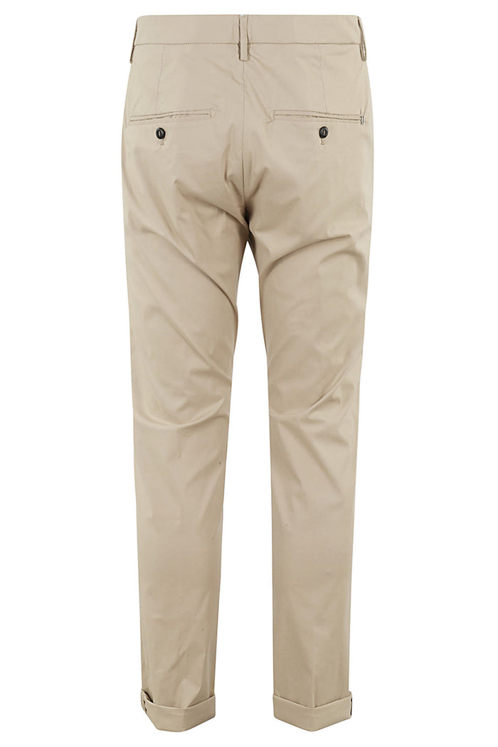 Gaubert Brown Cotone Poliammide Elastan Pantaloni