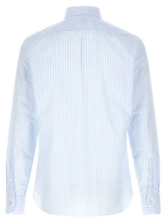 Striped shirt Light Blue Cotton Shirt, Blouse