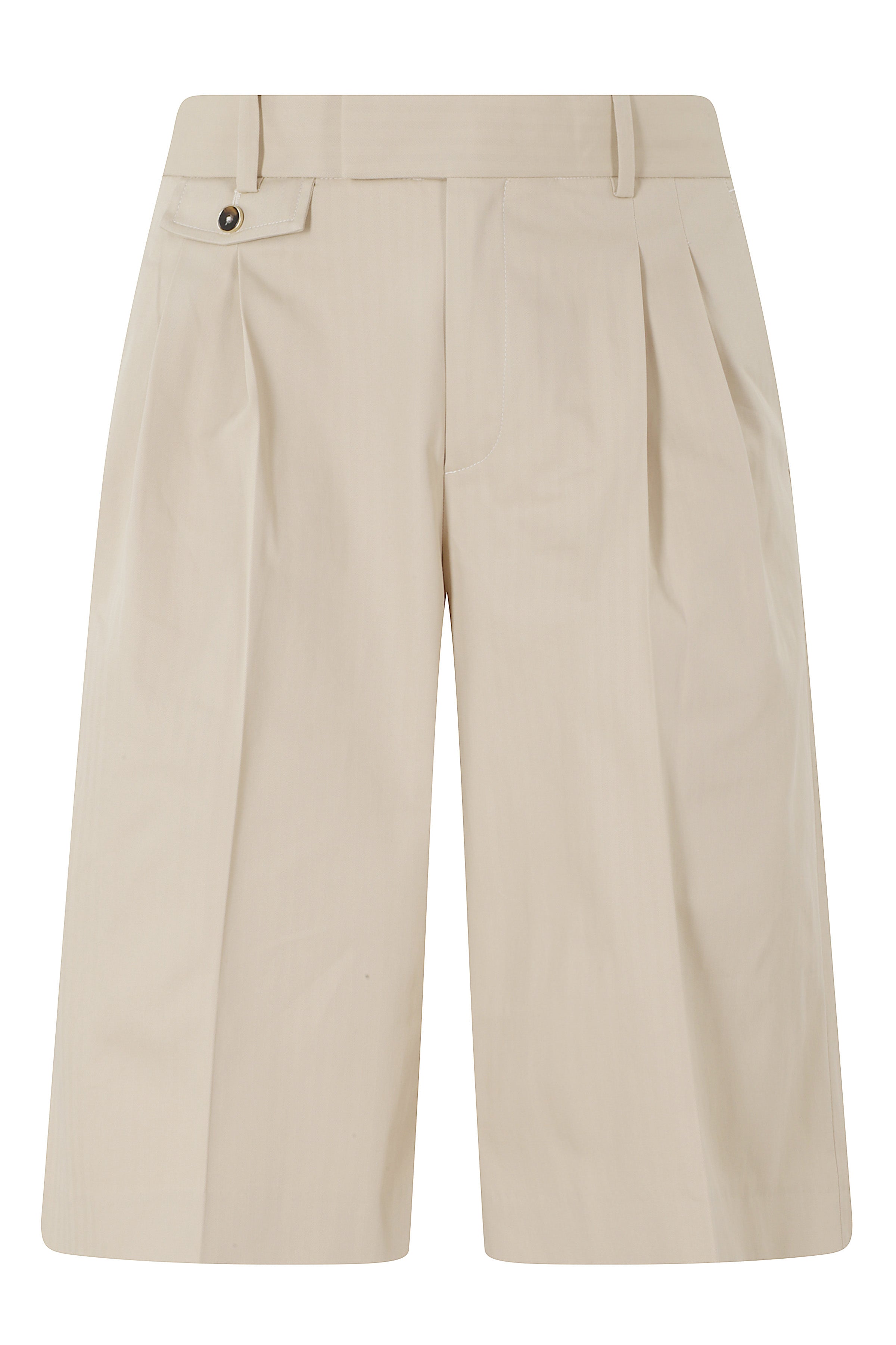 Short Coton Brown Cotone Elastane