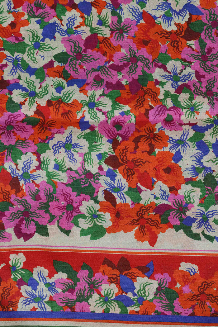 Jaber Square Scarf Red Viscose Silk Sciarpa