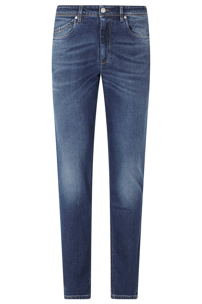 Rubens 5 Tasche Blue Cotone Elastan Jean