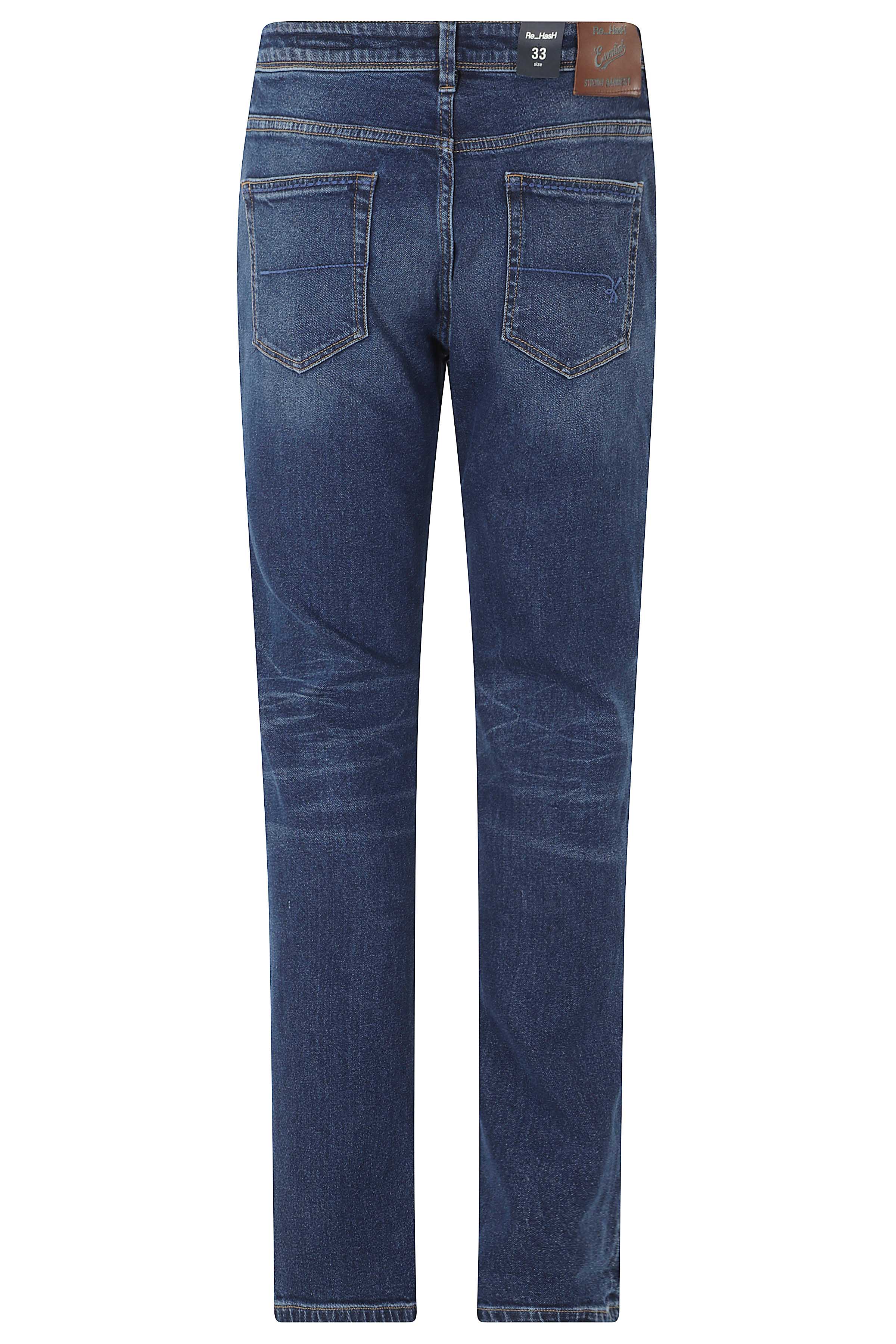 Rubens 5 Tasche Blue Cotone Elastan Jean