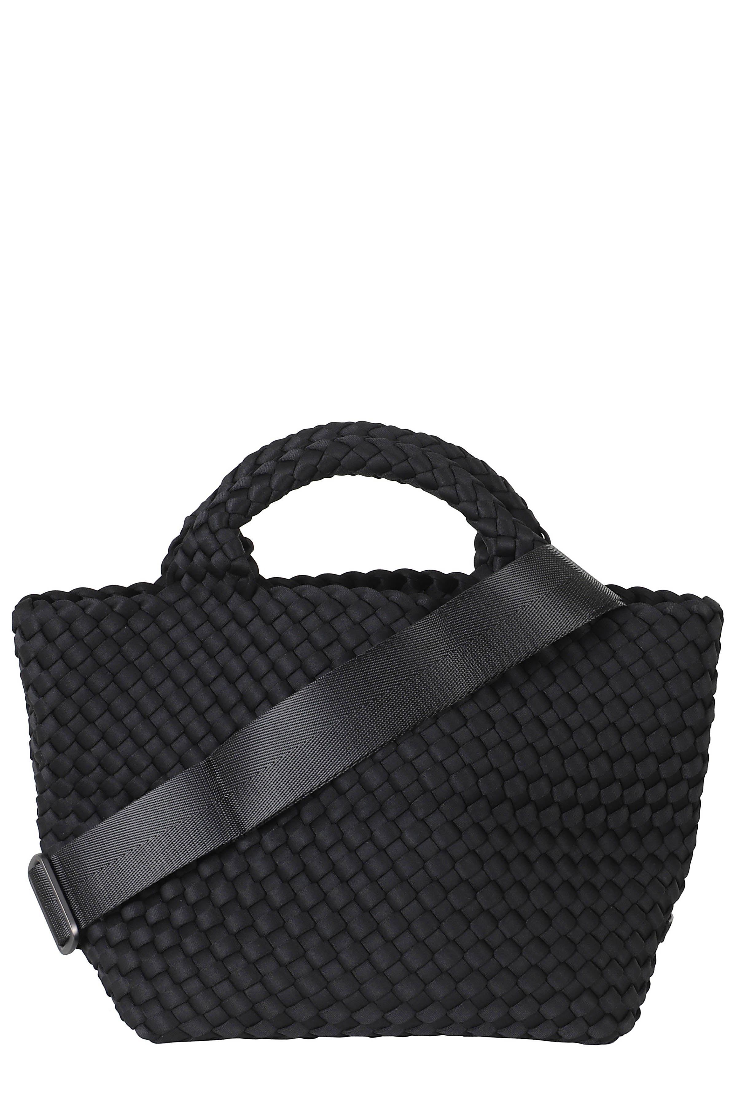 St Barths Small Tote Black Neoprene Borsa