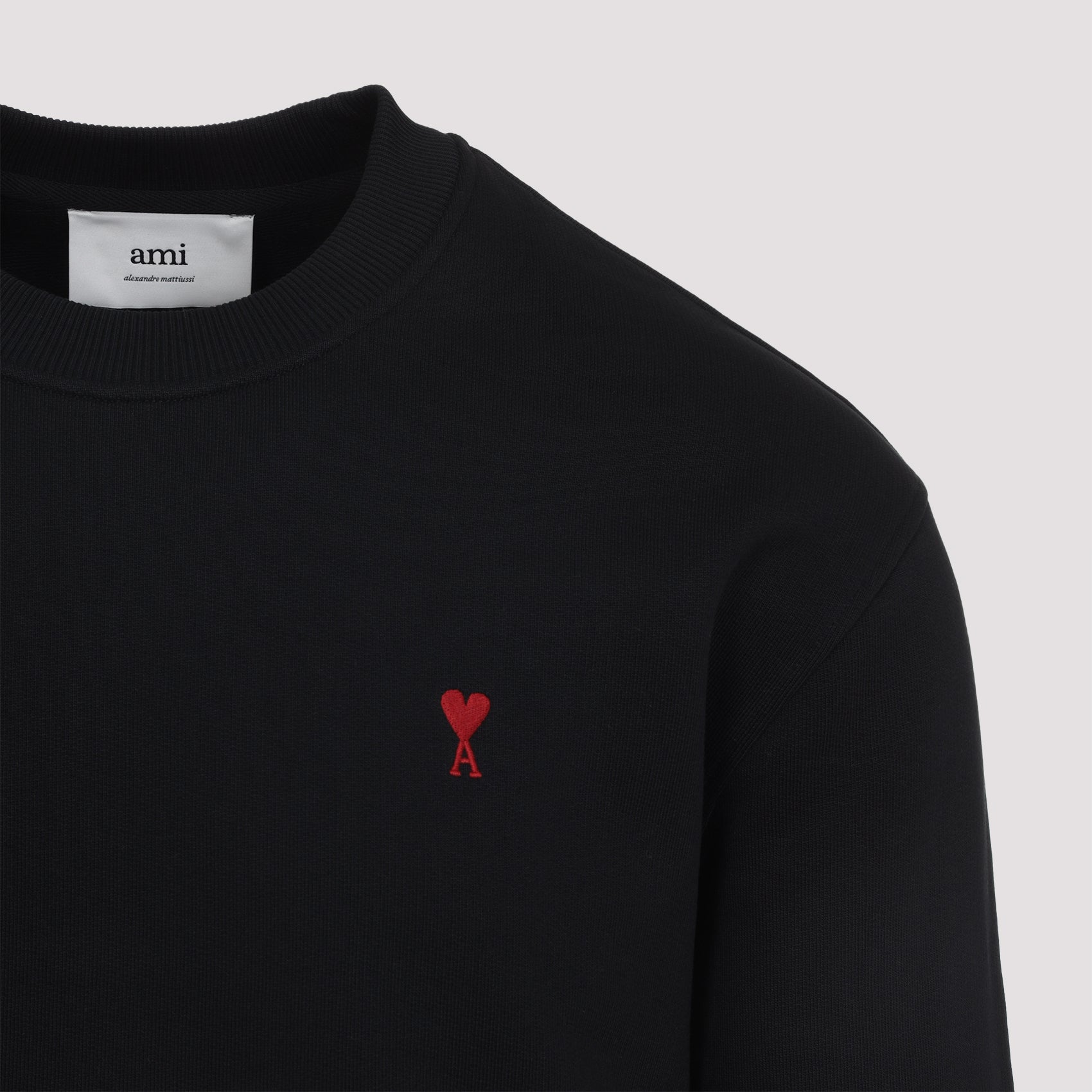 Ami De Coeur Sweatshirt Black Cotton
