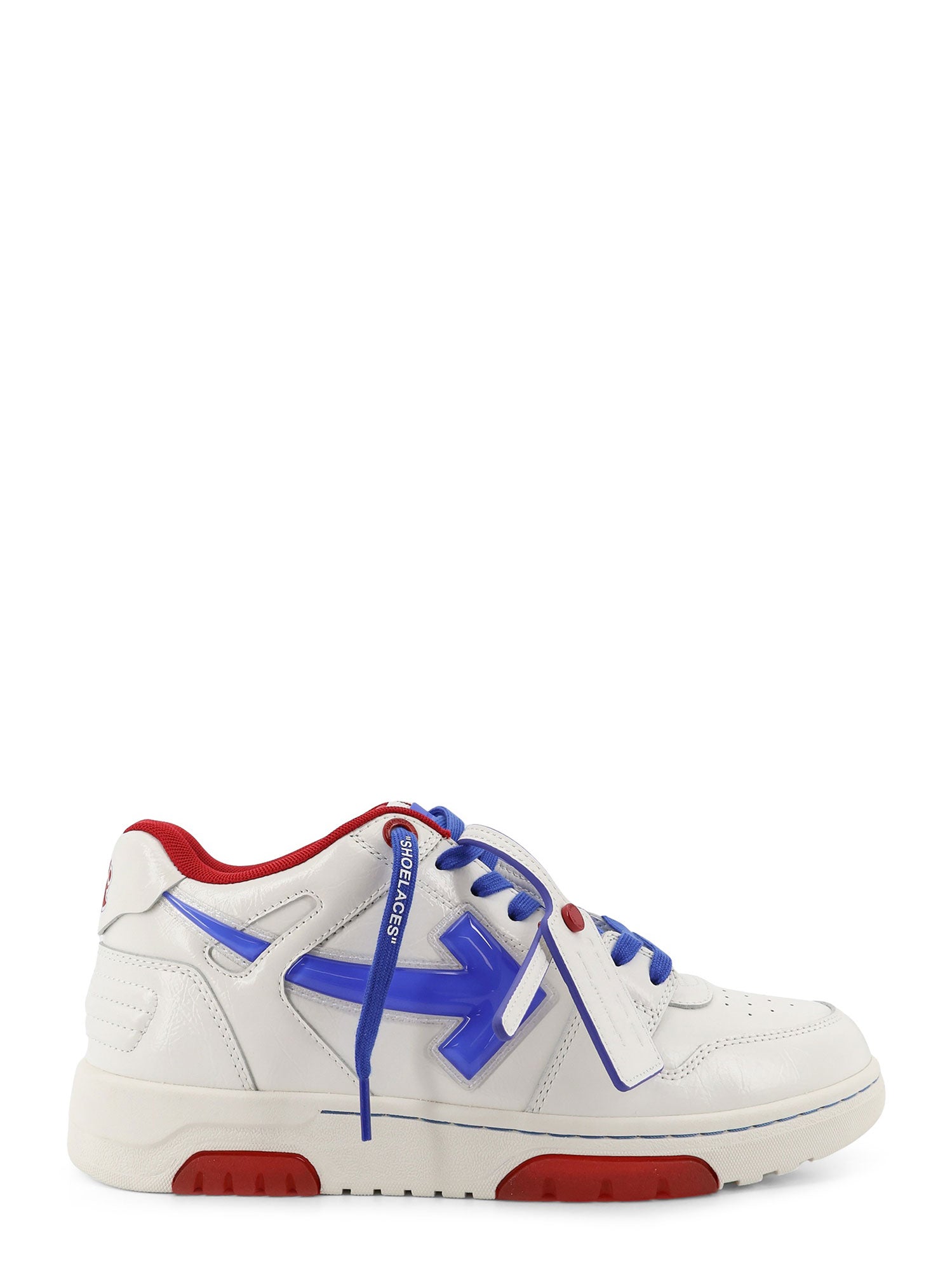 Off White Sneakers Cobal Pelle/gomma