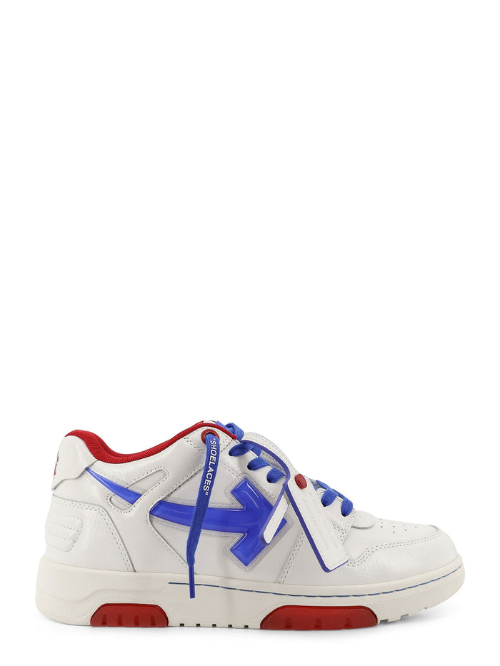 Off White Sneakers Cobal Pelle/gomma