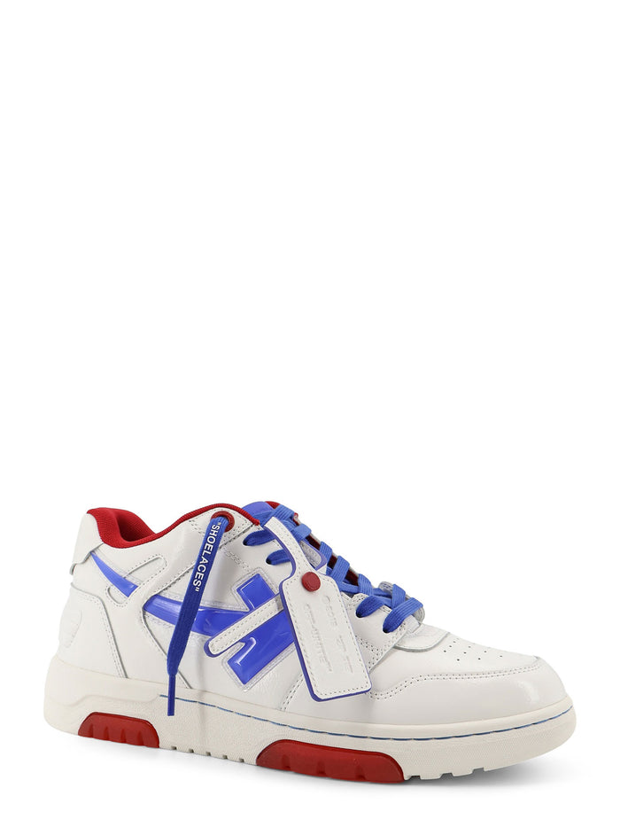 Off White Sneakers Cobal Pelle/gomma