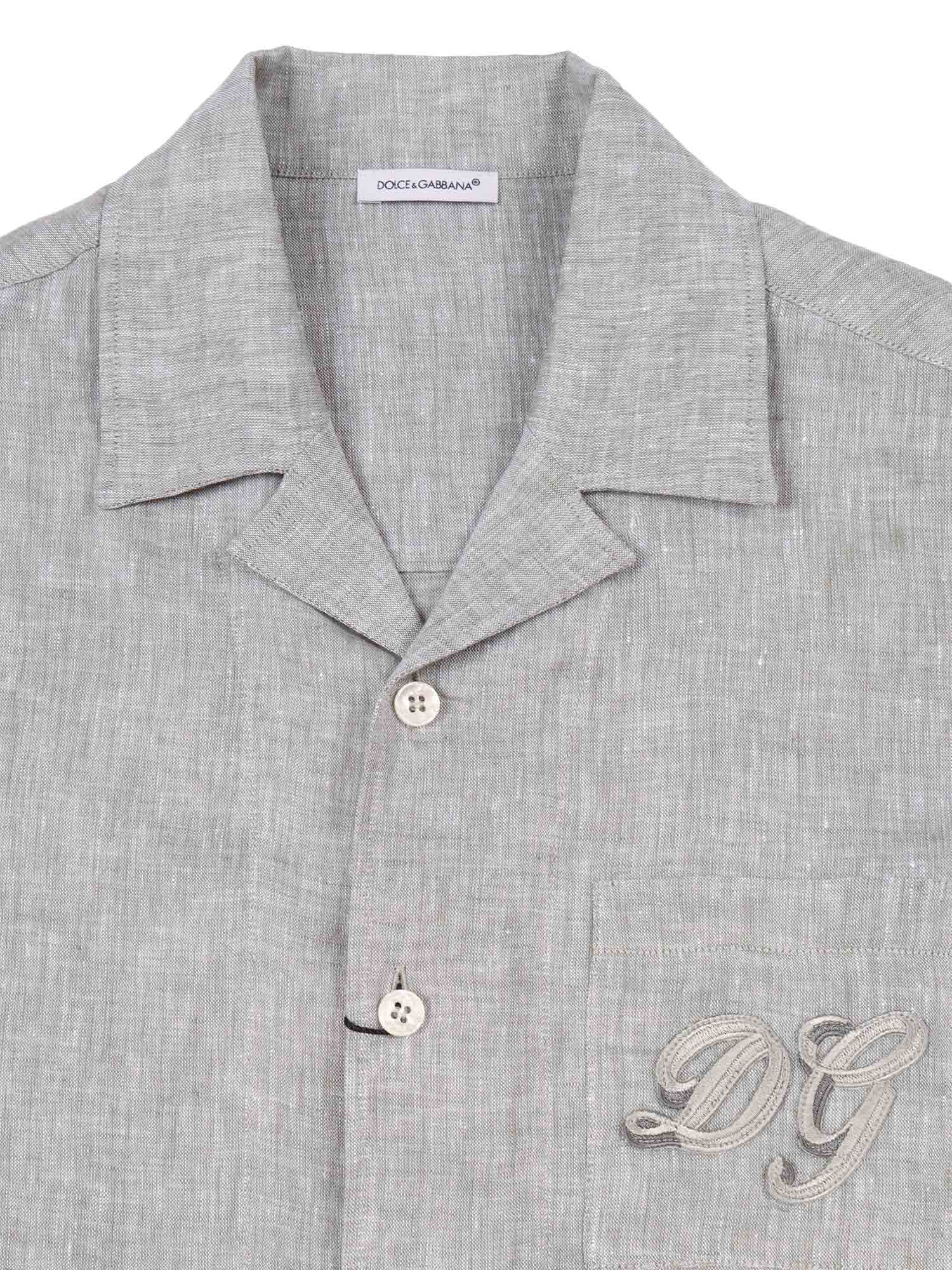 S-S Shirt Grey Linen