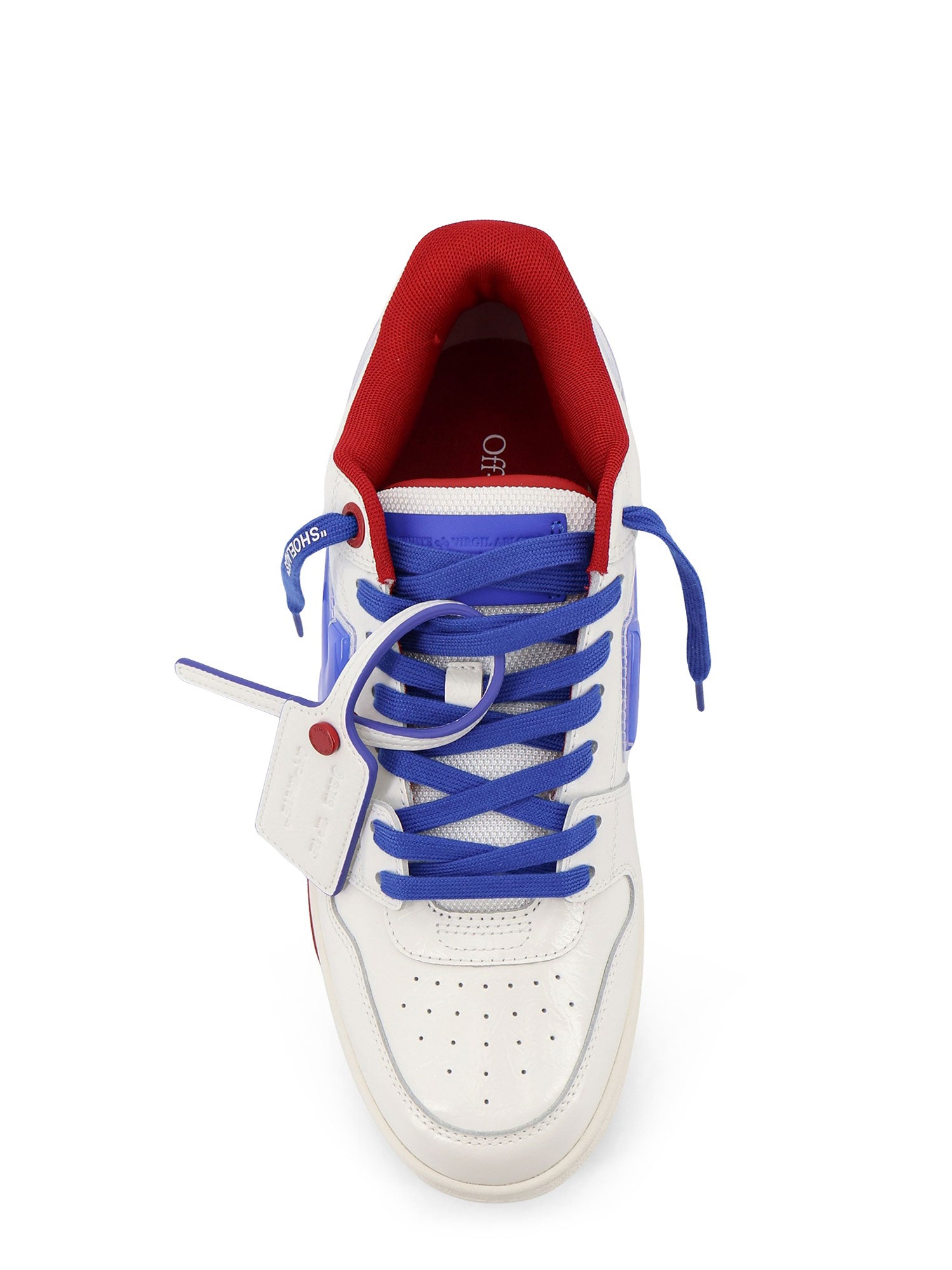 Off White Sneakers Cobal Pelle/gomma