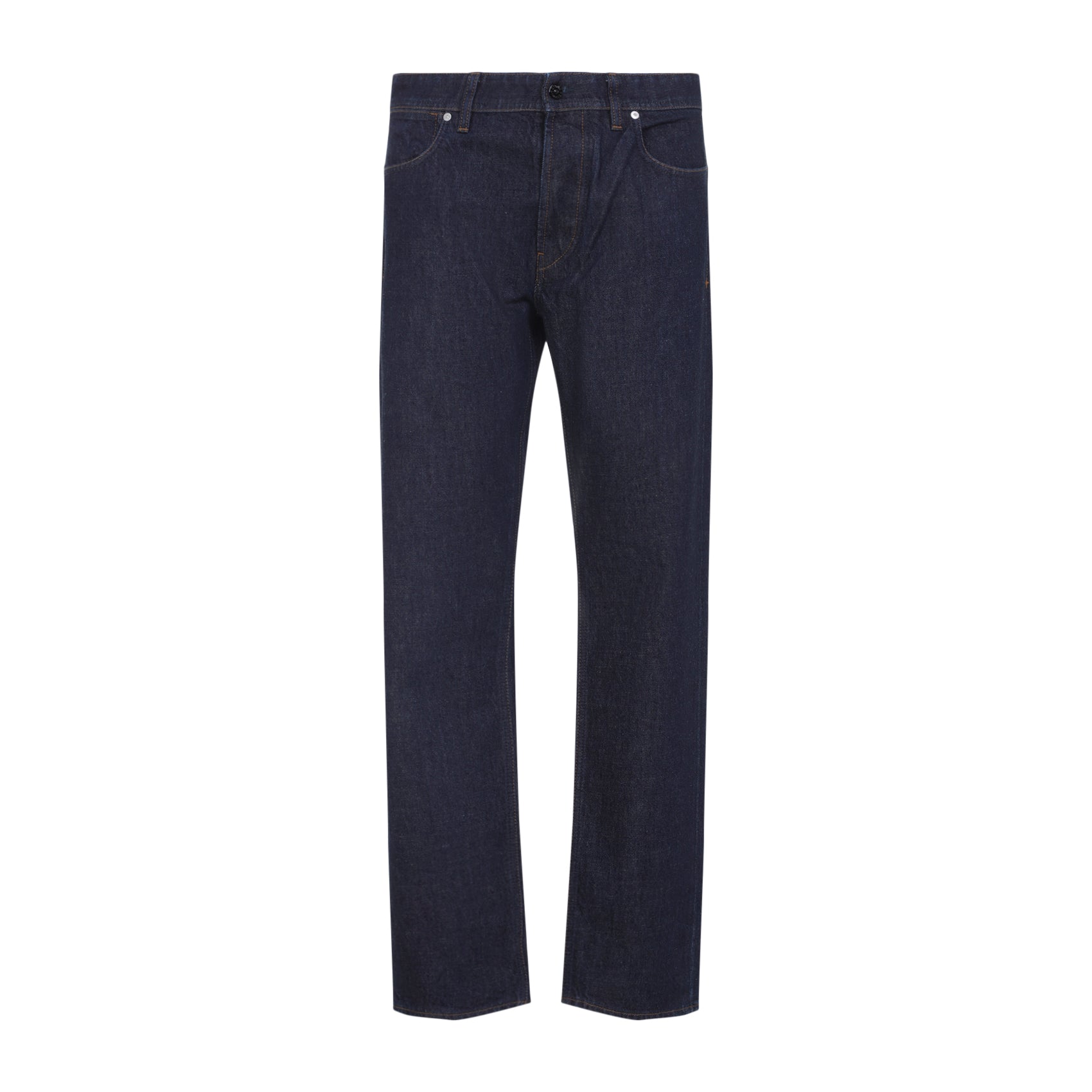 Straight Jeans Blue Cotton