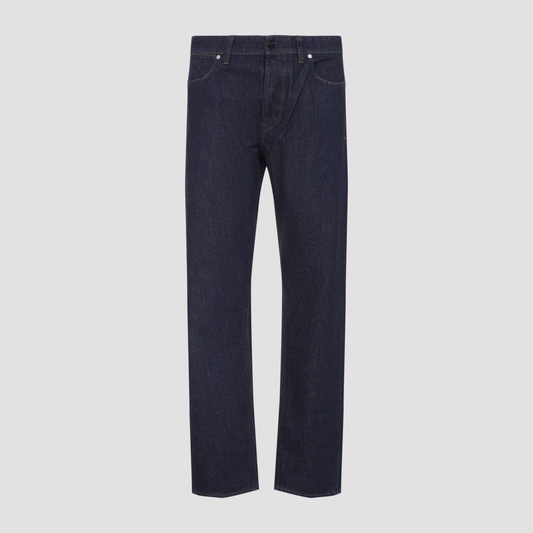 Straight Jeans Blue Cotton