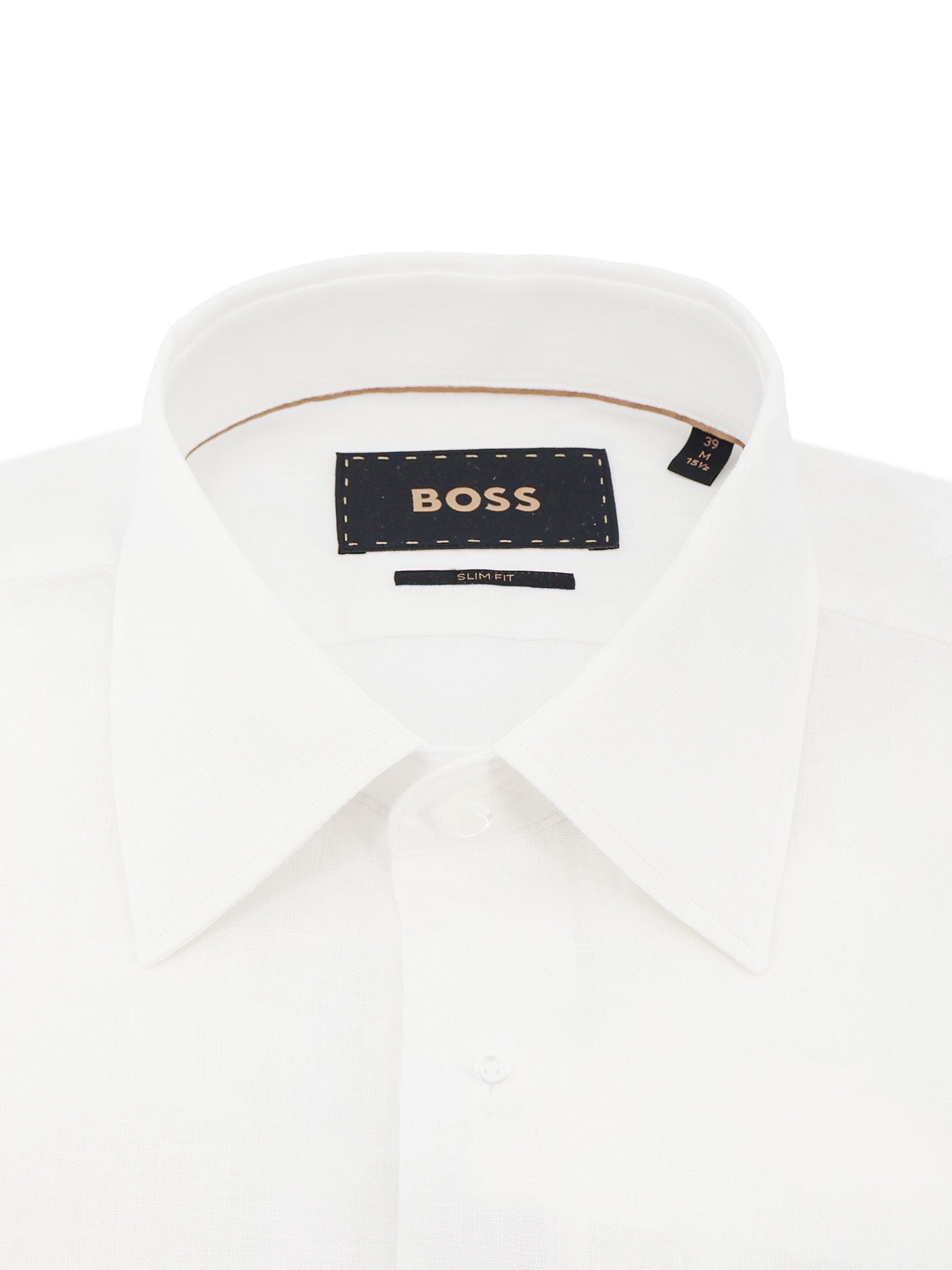 BOSS Shirts White Lino