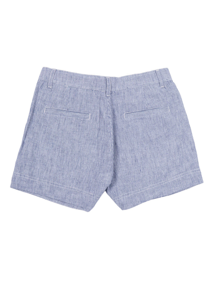 Girls Skirts Sara Elijah Ol Blue Linen Cotton Bermuda Short