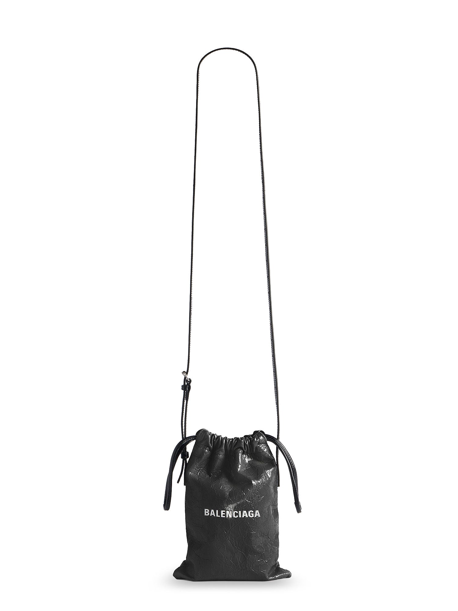 Balenciaga Accessories Black/l White Pelle