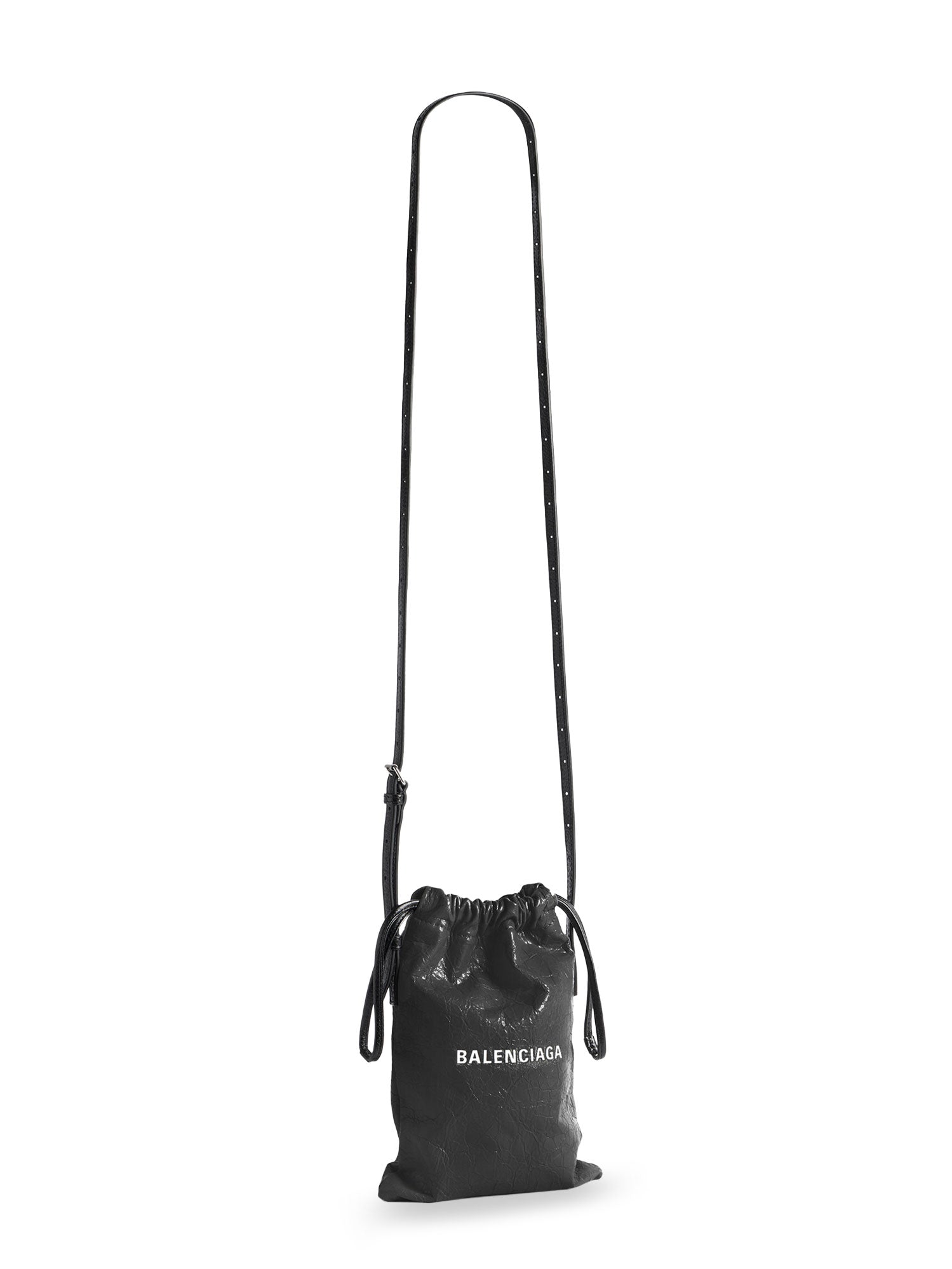 Balenciaga Accessories Black/l White Pelle