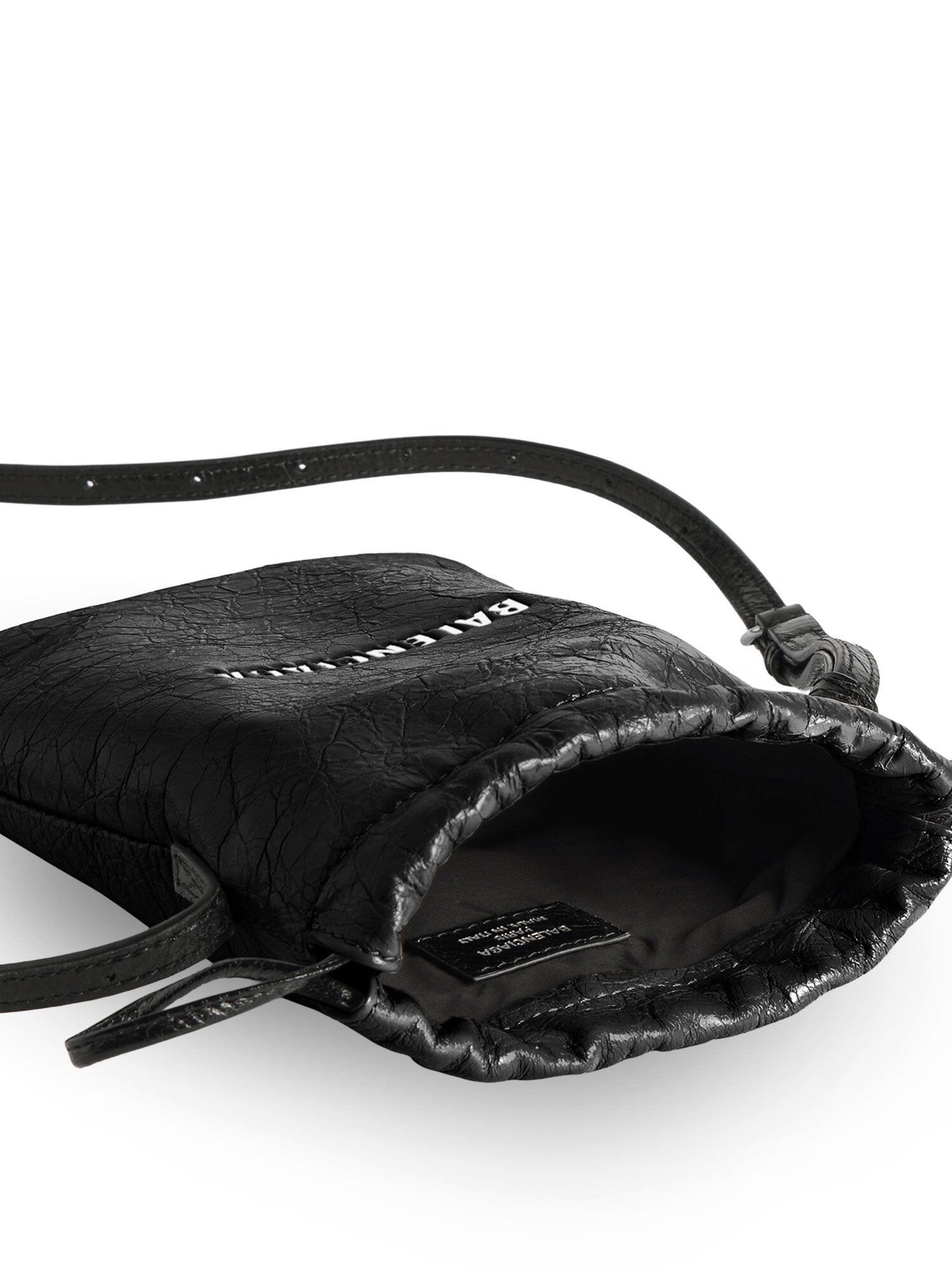 Balenciaga Accessories Black/l White Pelle