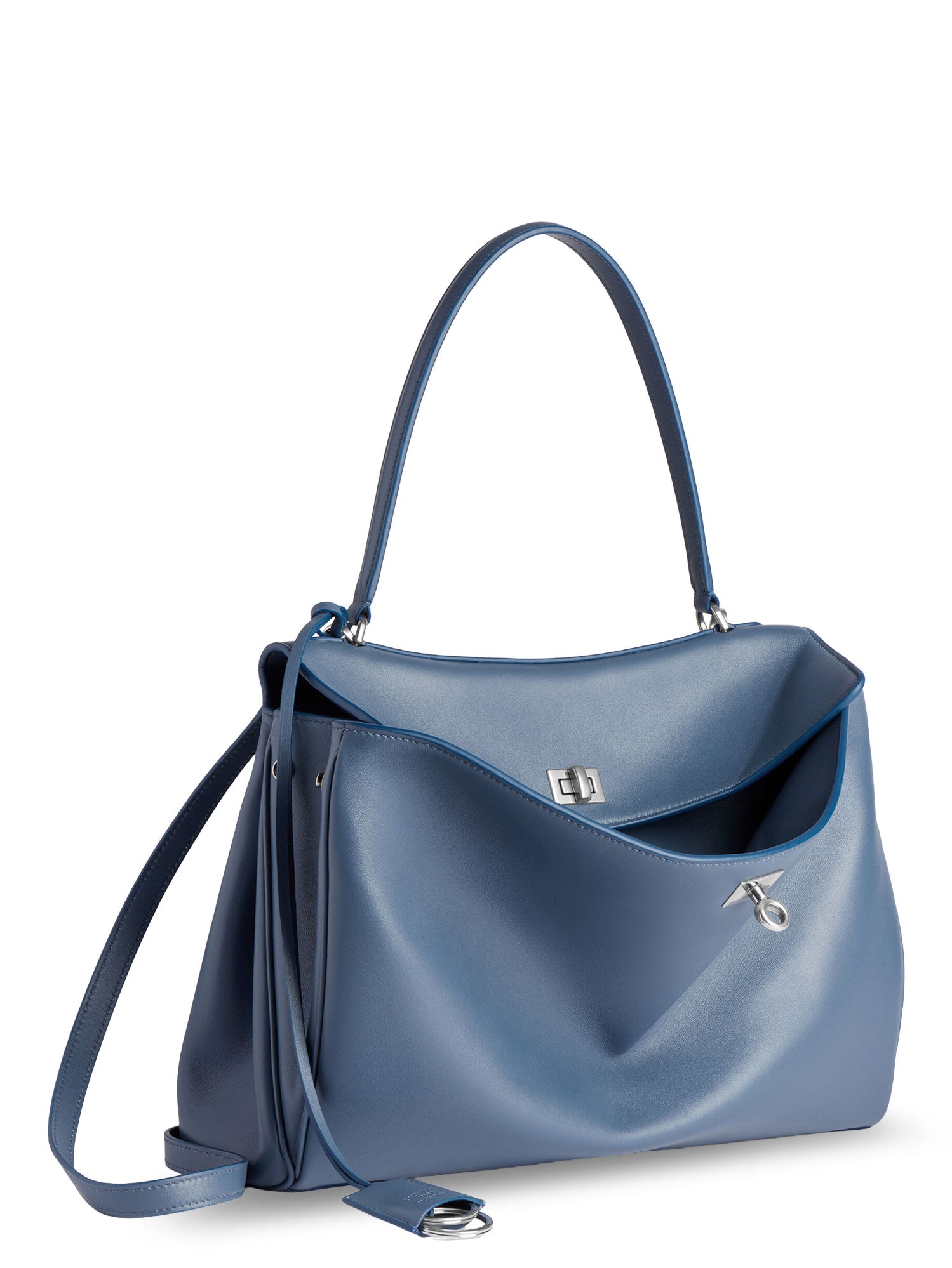 Balenciaga Bags Faded Dark Blue Pelle
