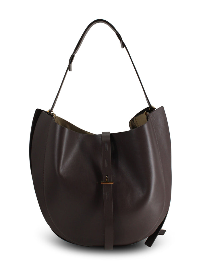Minobossi Bags Coffee Pelle