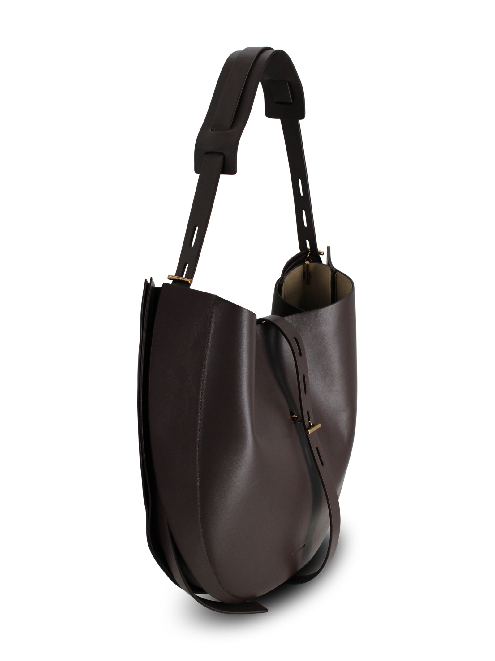 Minobossi Bags Coffee Pelle