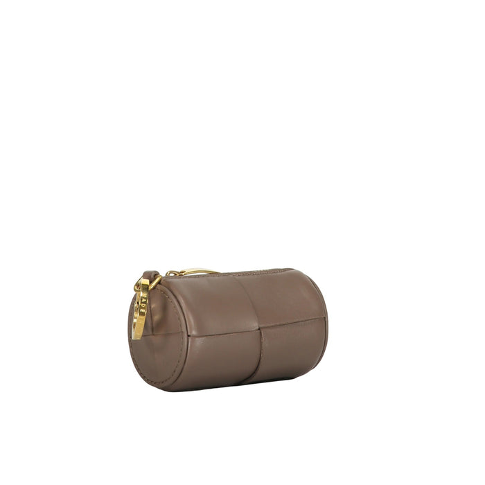 Leather Coin Purse Brown Lamb