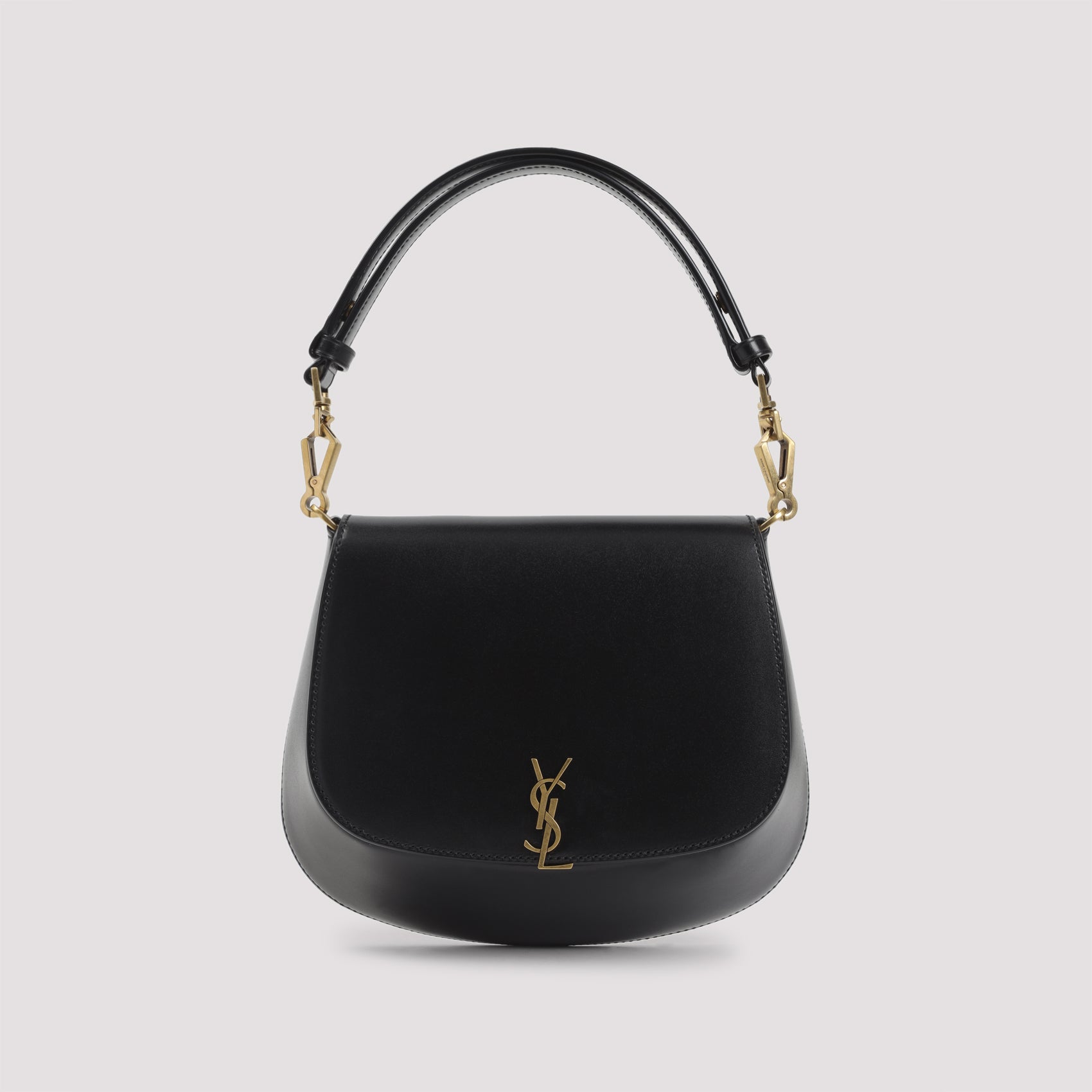 Voltaire Shoulder Bag Black Leather