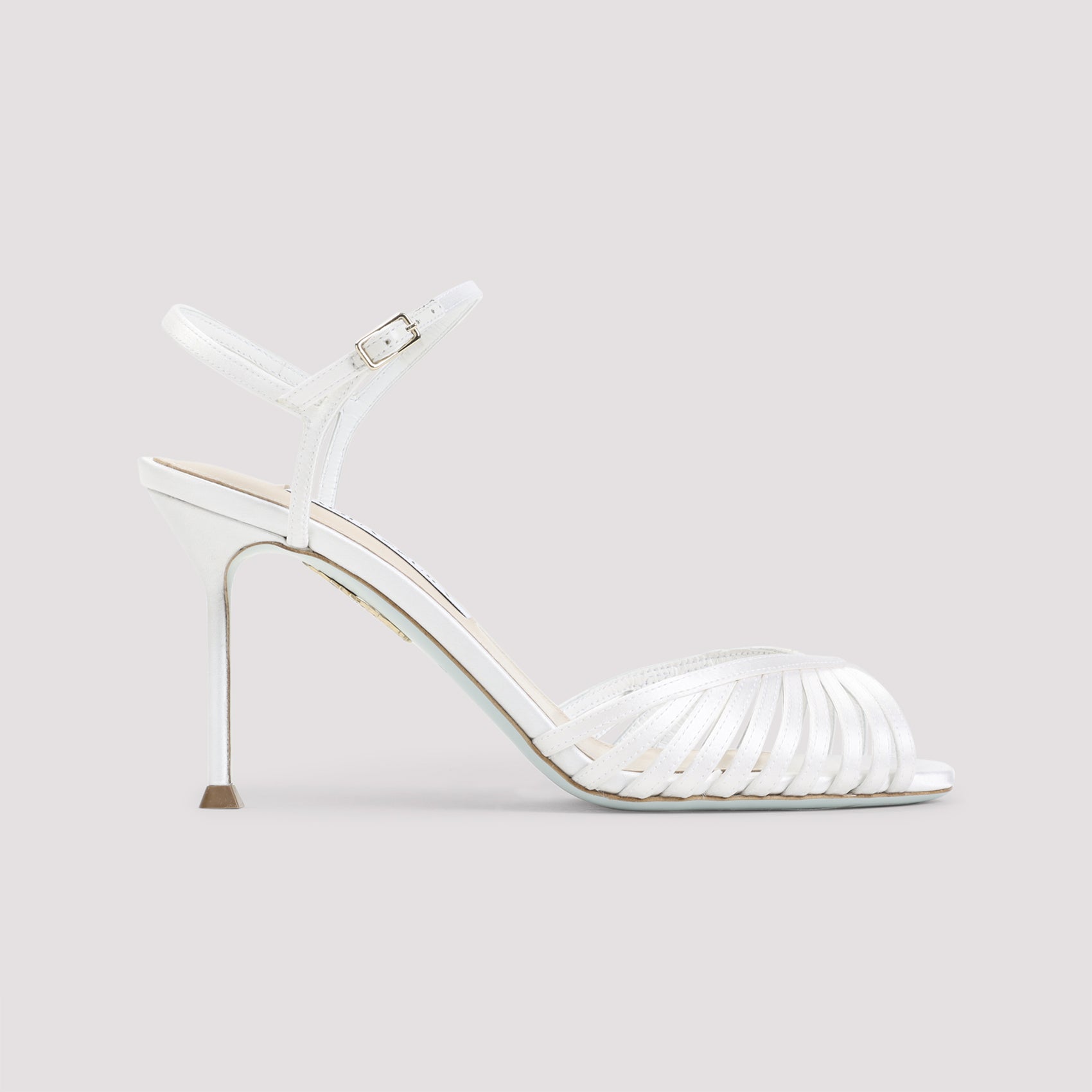 Aquazzurra Hold Me Sandal White Shoe