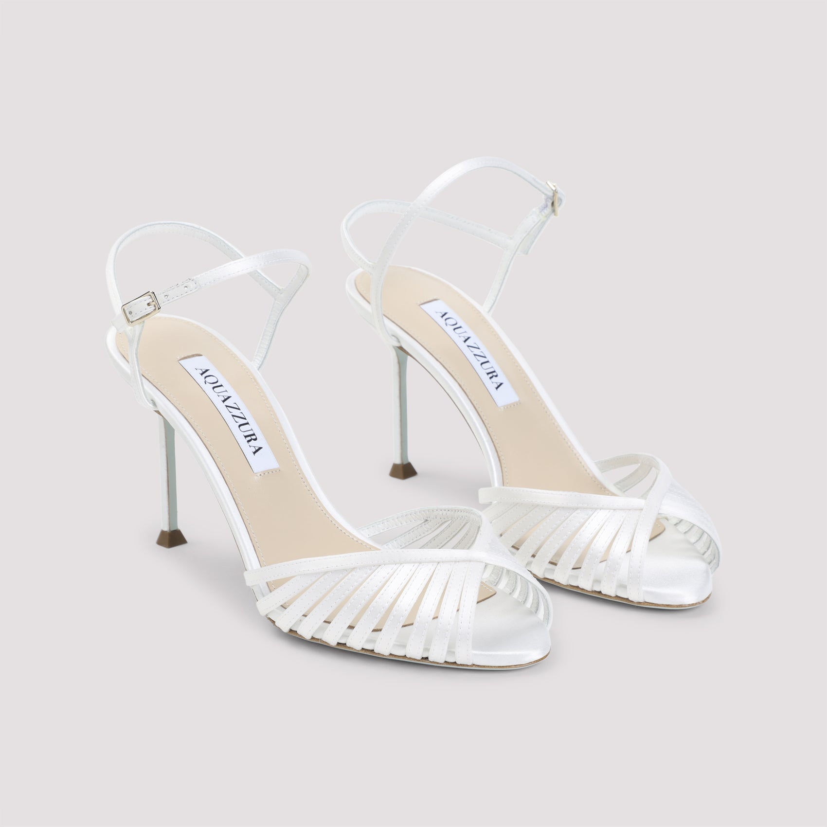 Aquazzurra Hold Me Sandal White Shoe