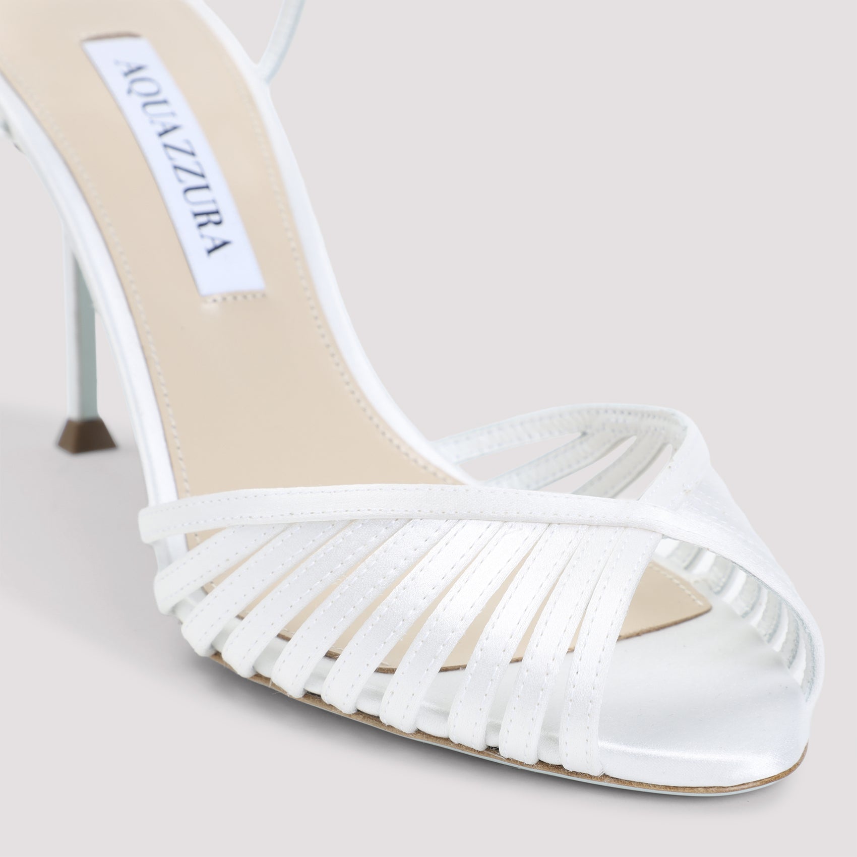 Aquazzurra Hold Me Sandal White Shoe