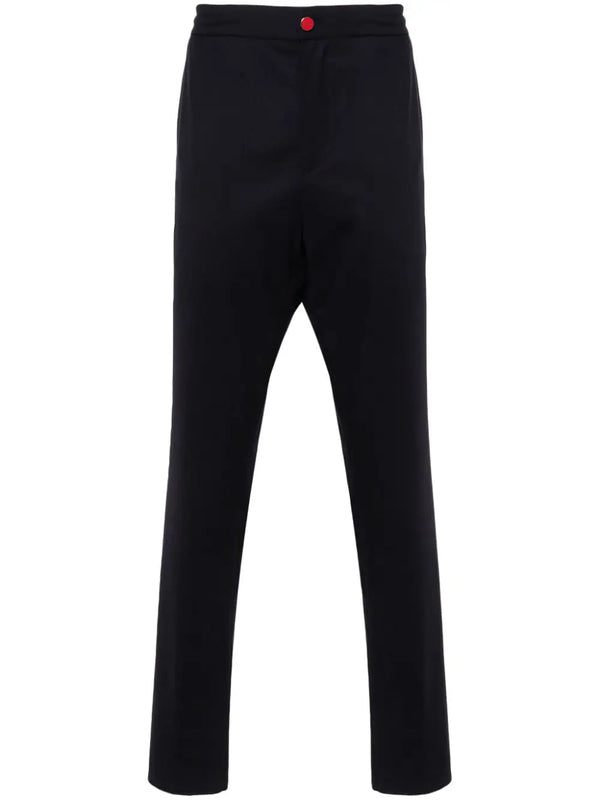 Kiton Wool 96% trousers in black