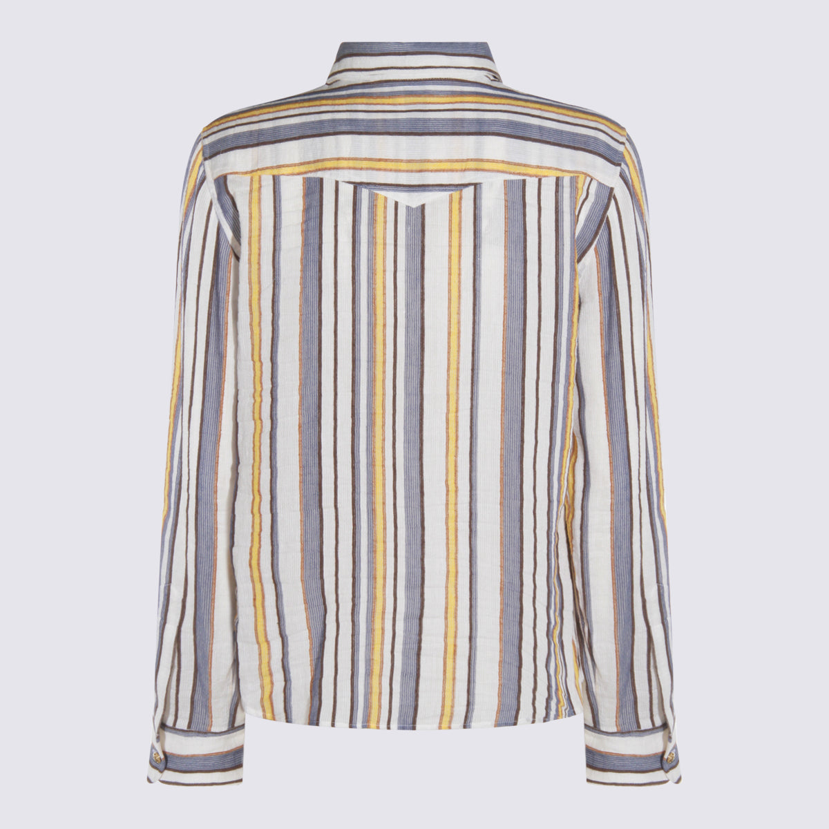 Céline Shirts Chalk/yellow/blue Co Li Vi