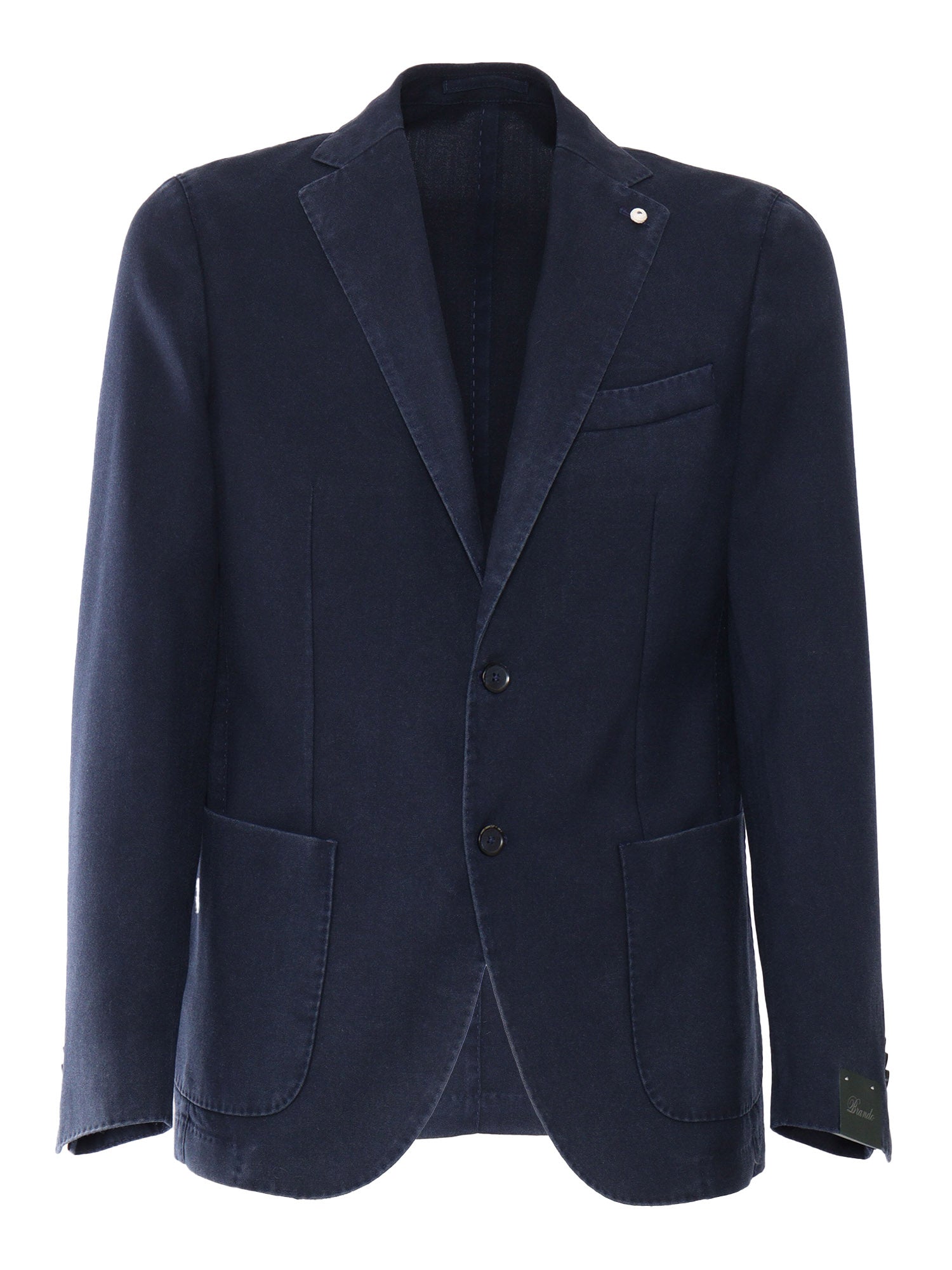 Jacket Blue Virgin Wool Single Breasted