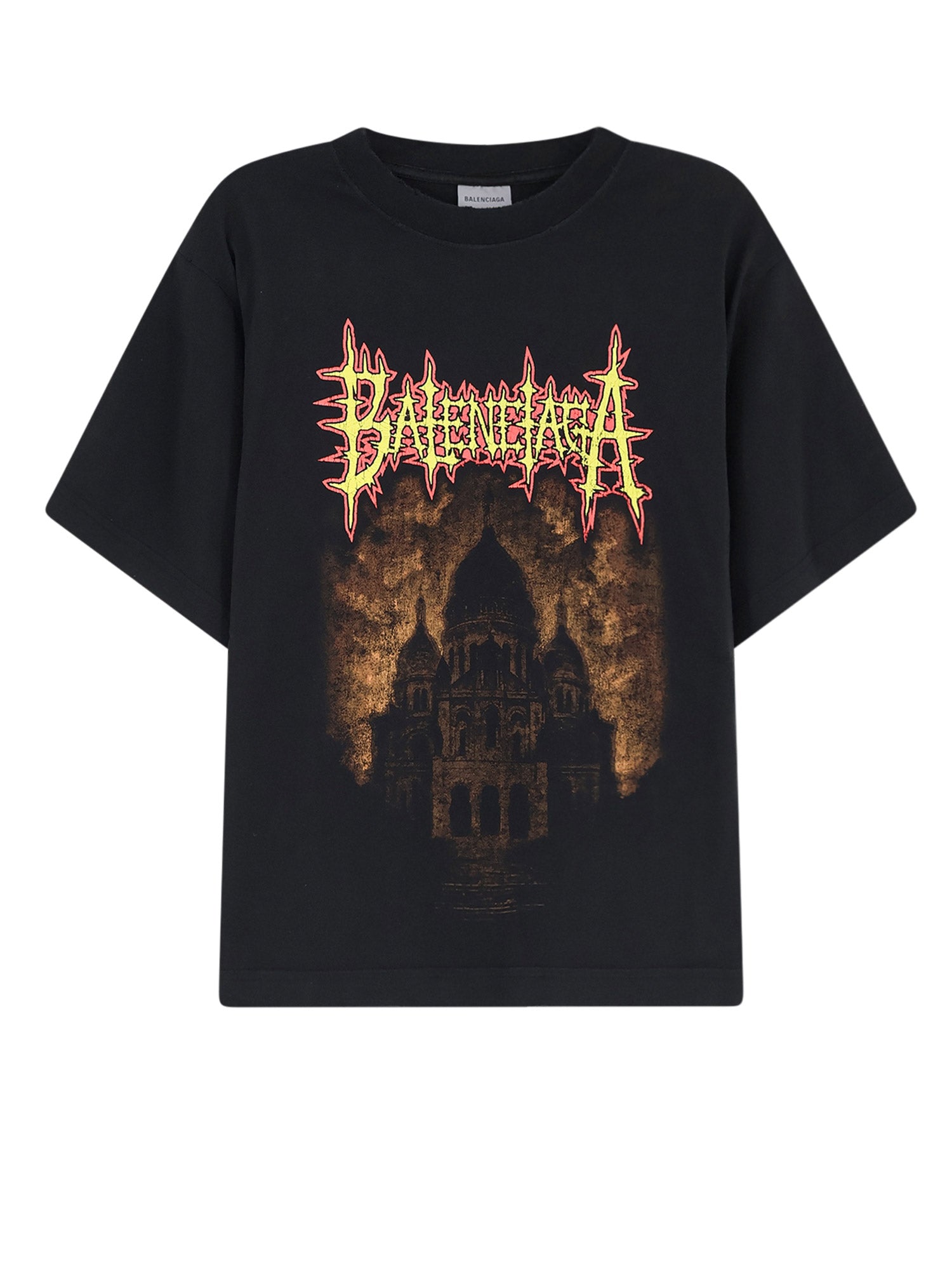 Balenciaga T-shirts and Polos Black Cotone