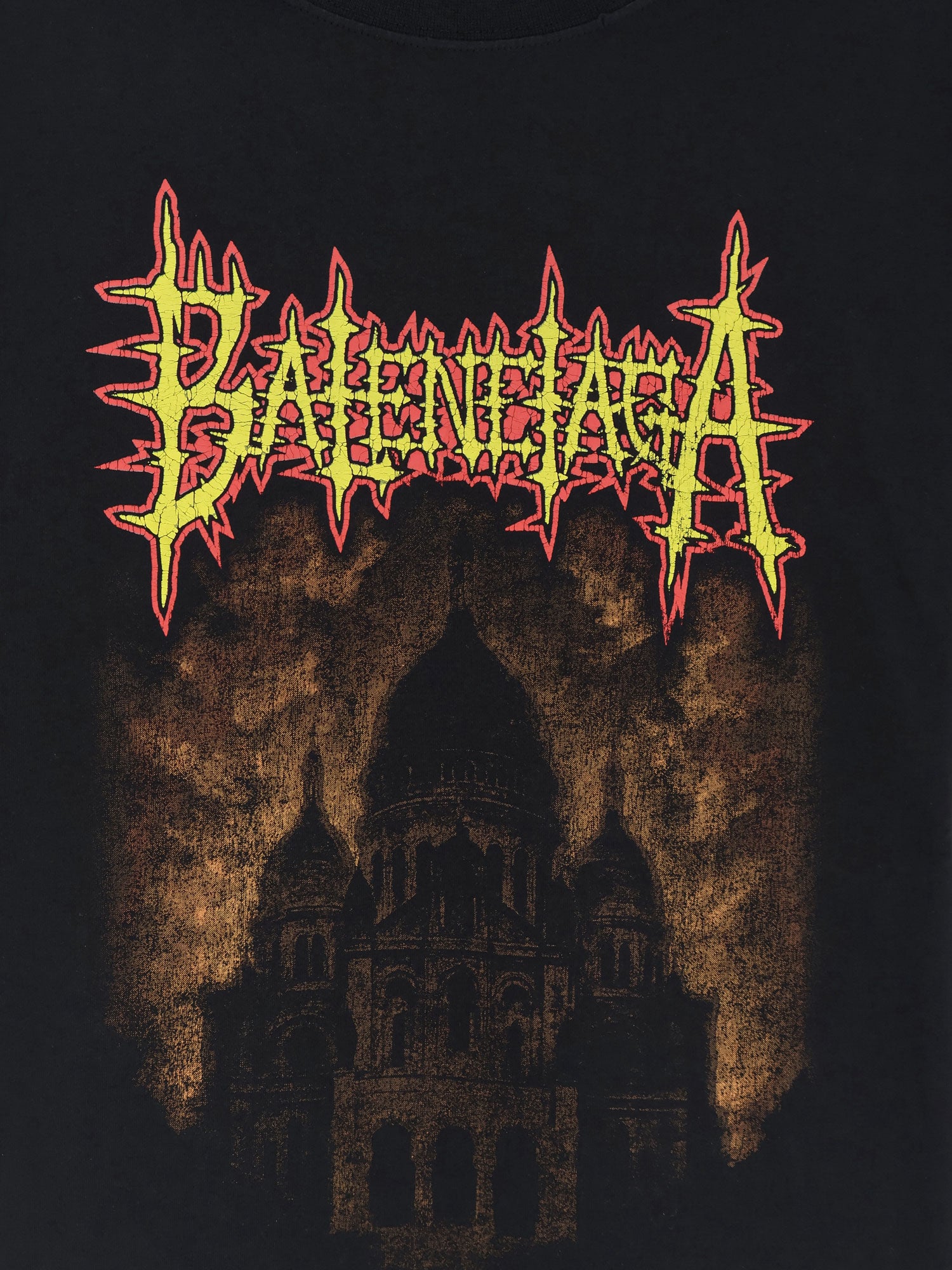 Balenciaga T-shirts and Polos Black Cotone