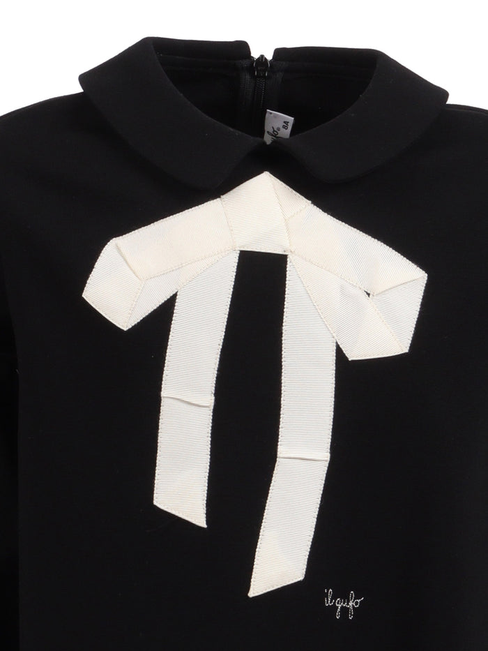 LONG SLEEVED DRESS Black