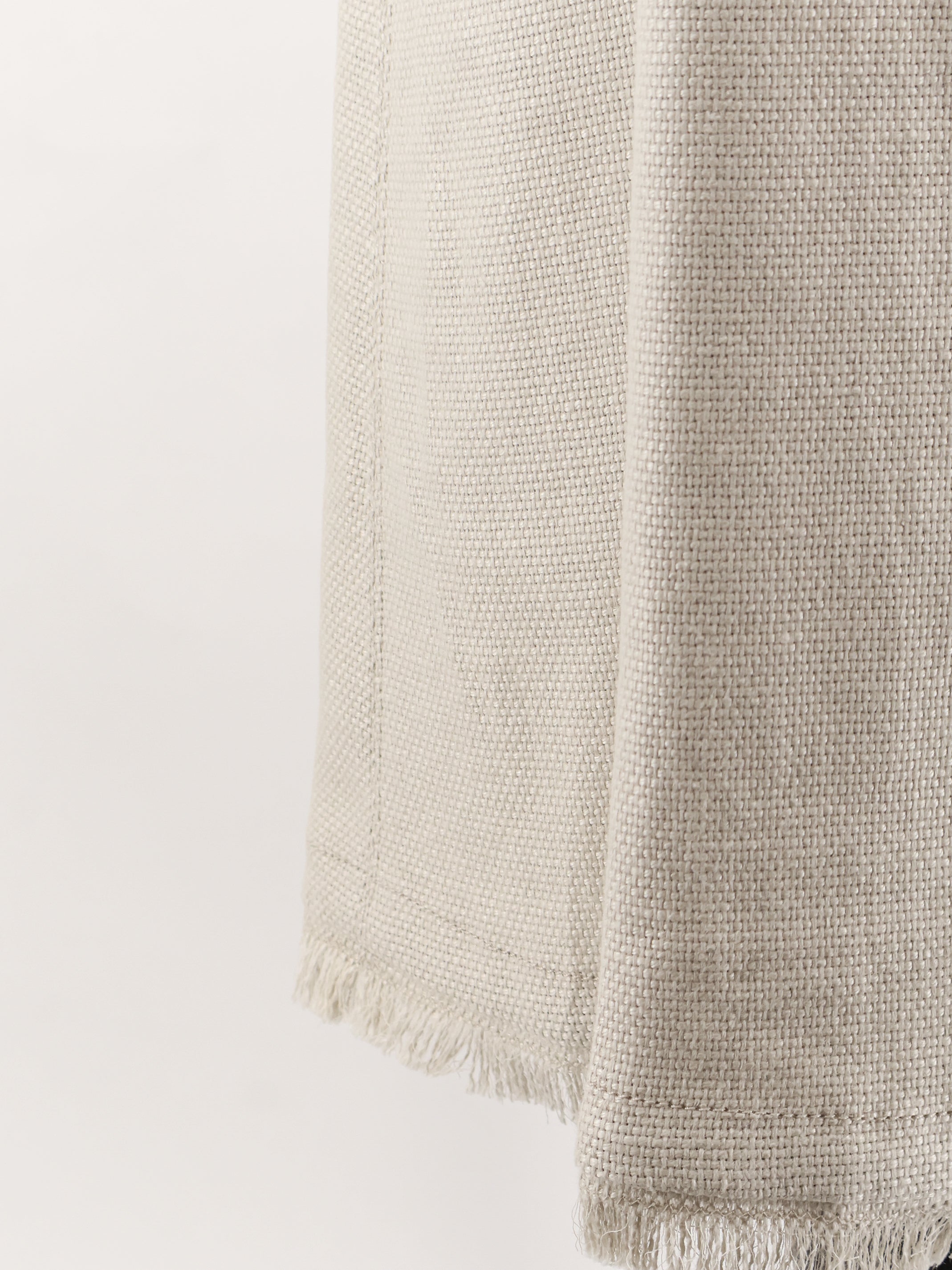 S MAX MARA Skirts Bianco Avorio Lino Cotone Elastan