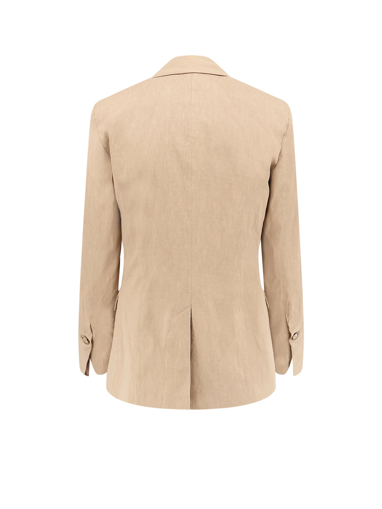 Pinko Clothing Beige Lino Viscosa Elastan