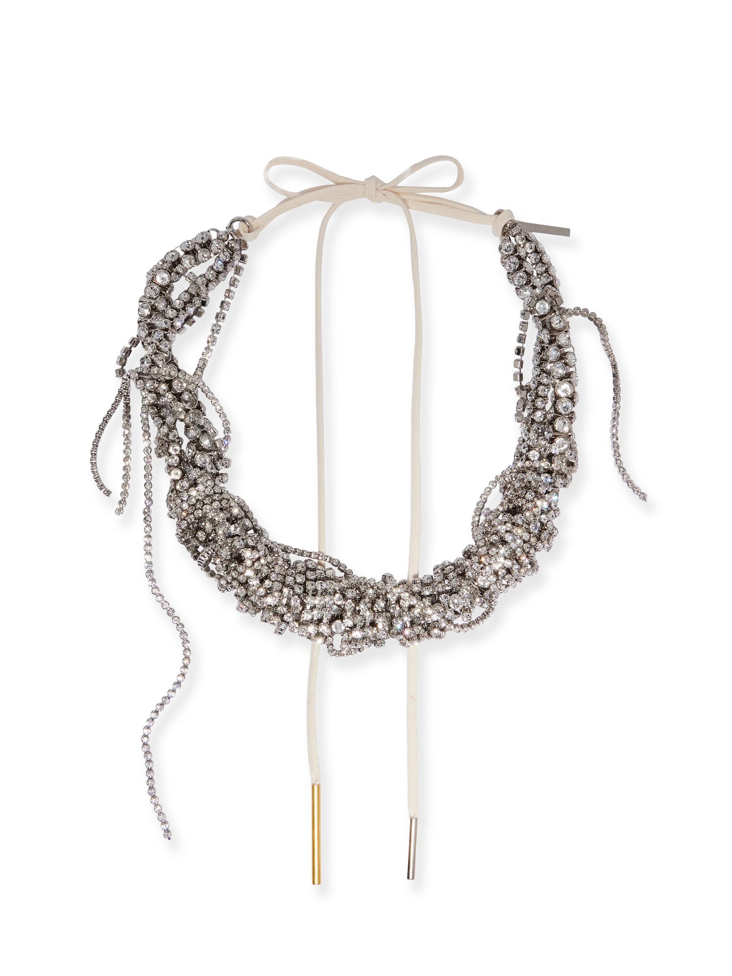 Dries Van Noten Bijoux Silver Ottone/vetro