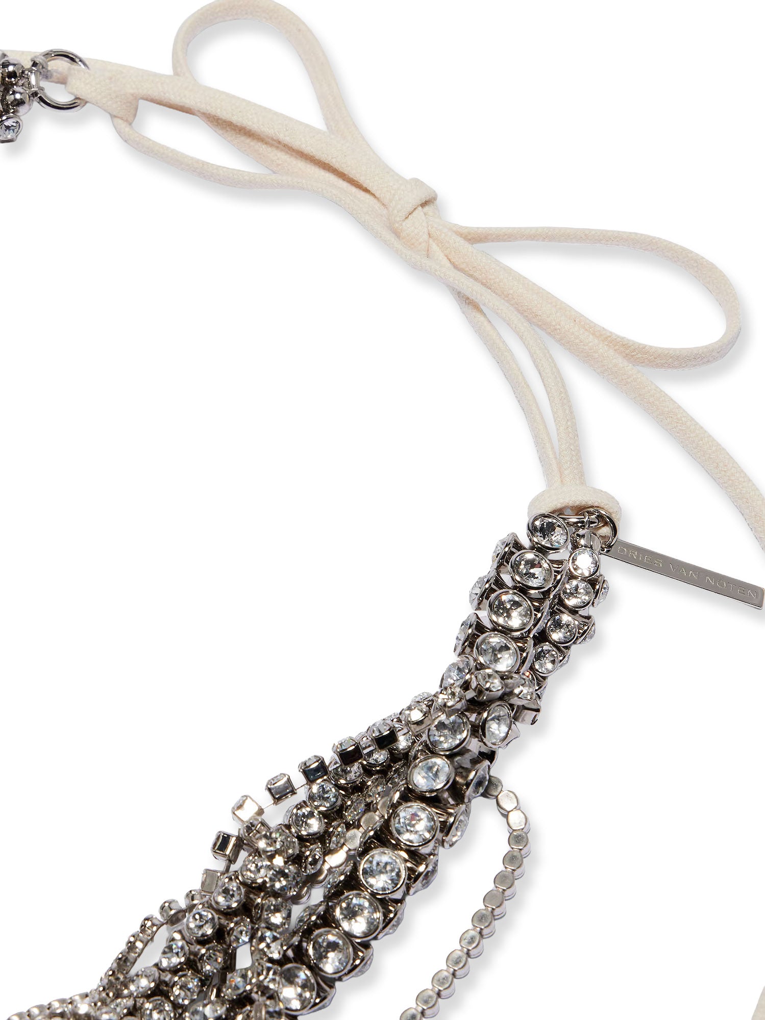 Dries Van Noten Bijoux Silver Ottone/vetro