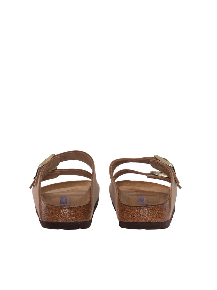 Arizona SFB sandcastle, Nubuck Leather Beige Sole In Eva Sandal