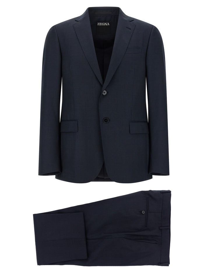 Wool dress Blue Suits