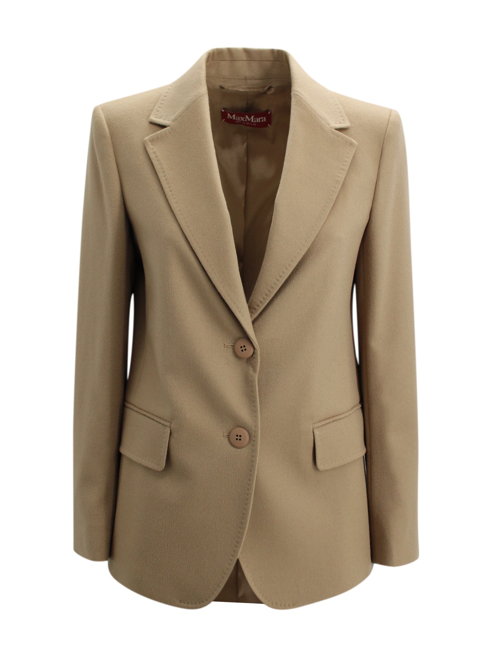 Max Mara Studio Jackets Cammello Lana Vergine