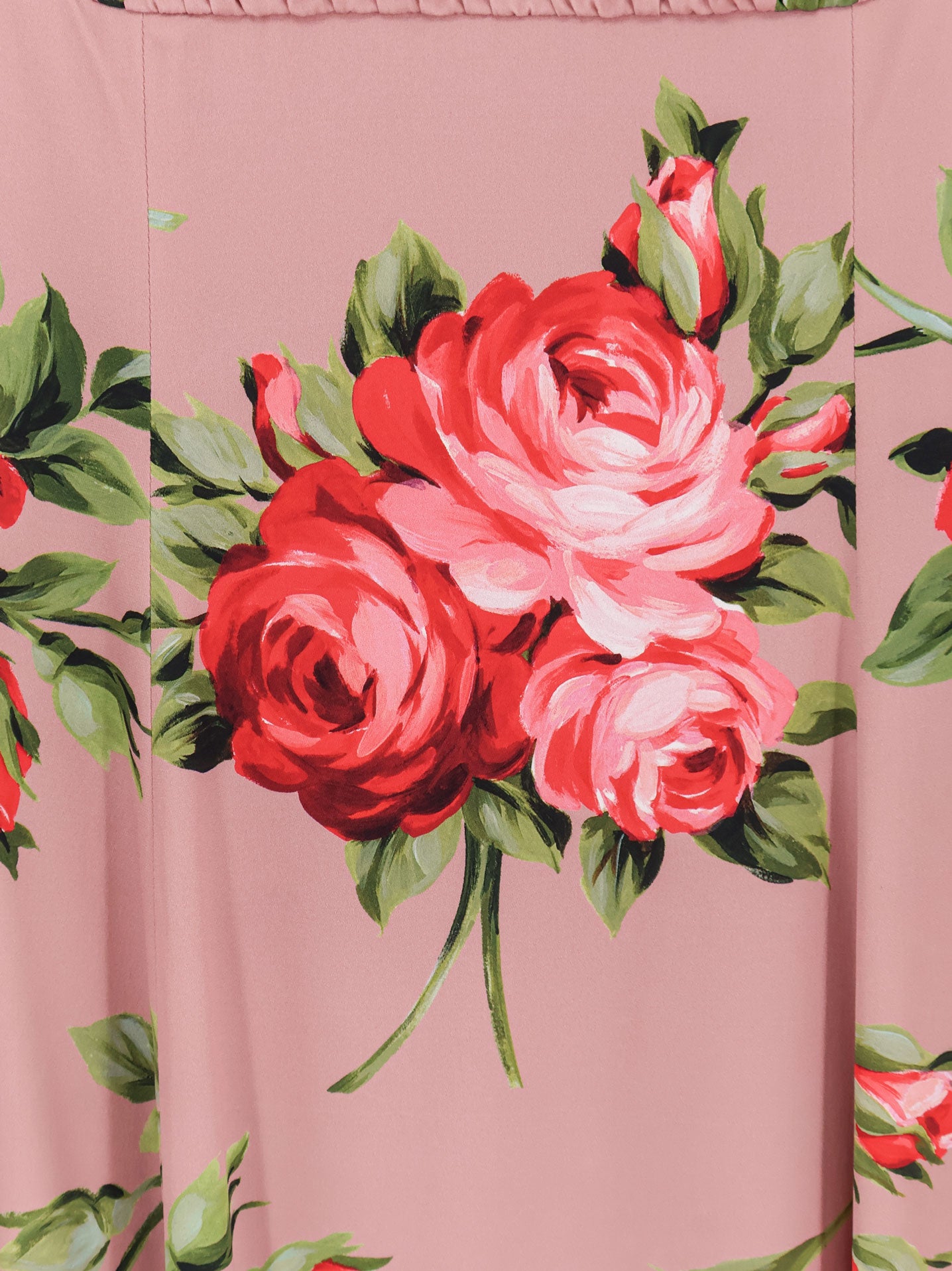 Dolce & Gabbana Dresses Bouquet Rose Seta