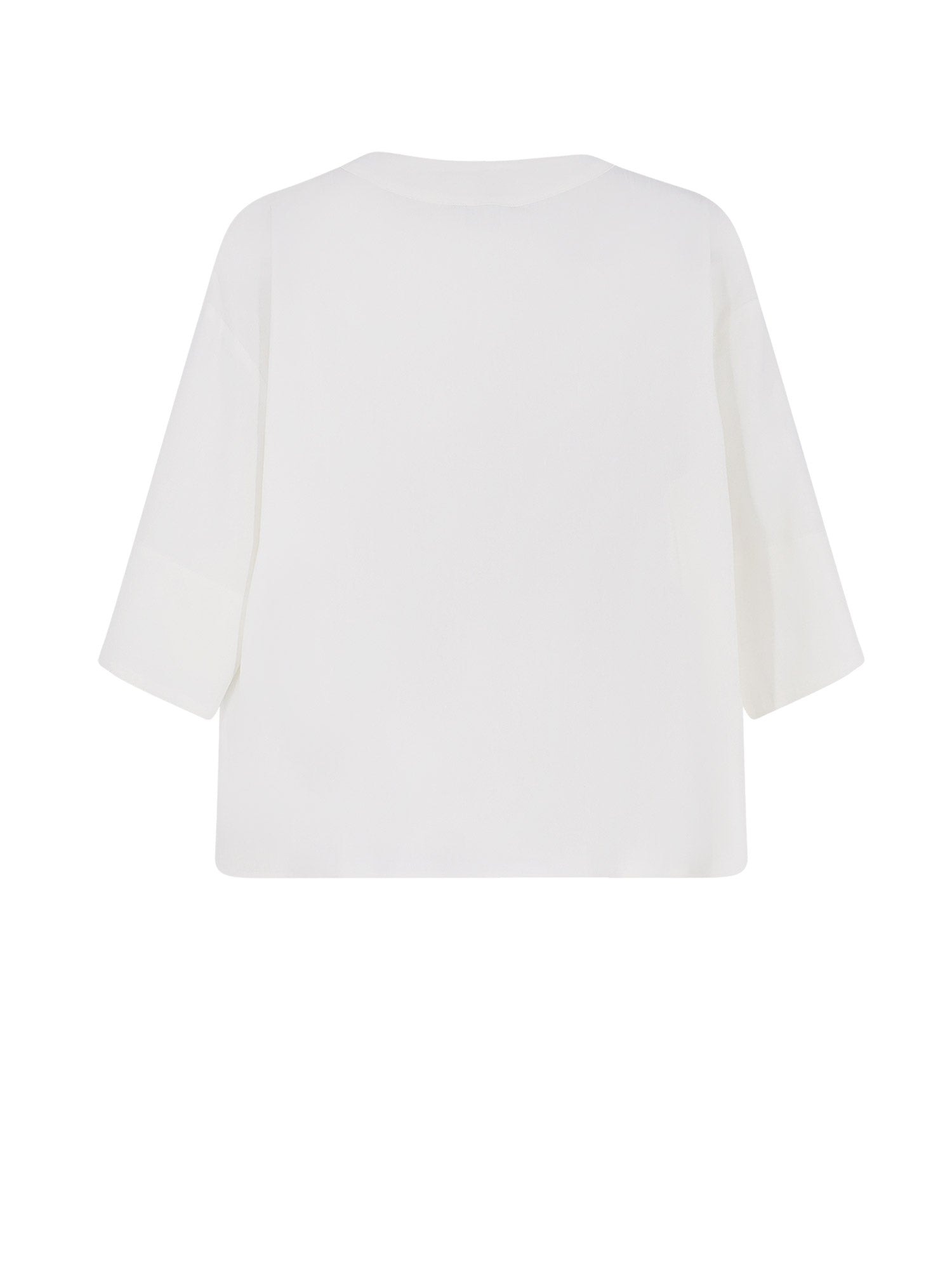 Max Mara Shirts White Lino Viscosa Elastan