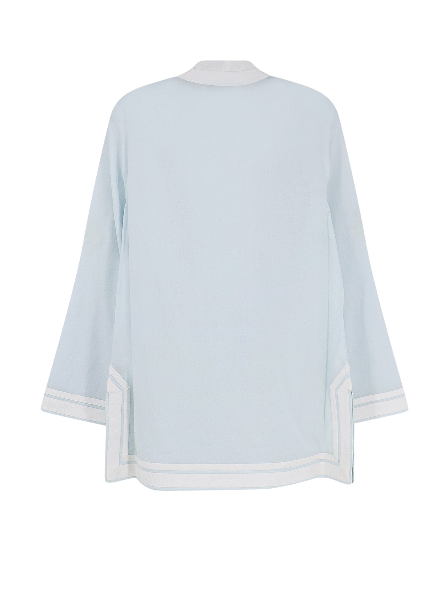 Tory Burch Shirts Blue Cotone