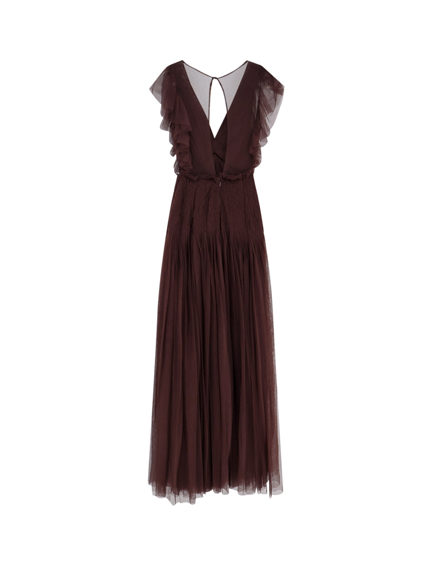 Elisabetta Franchi Dresses Brown Poliestere
