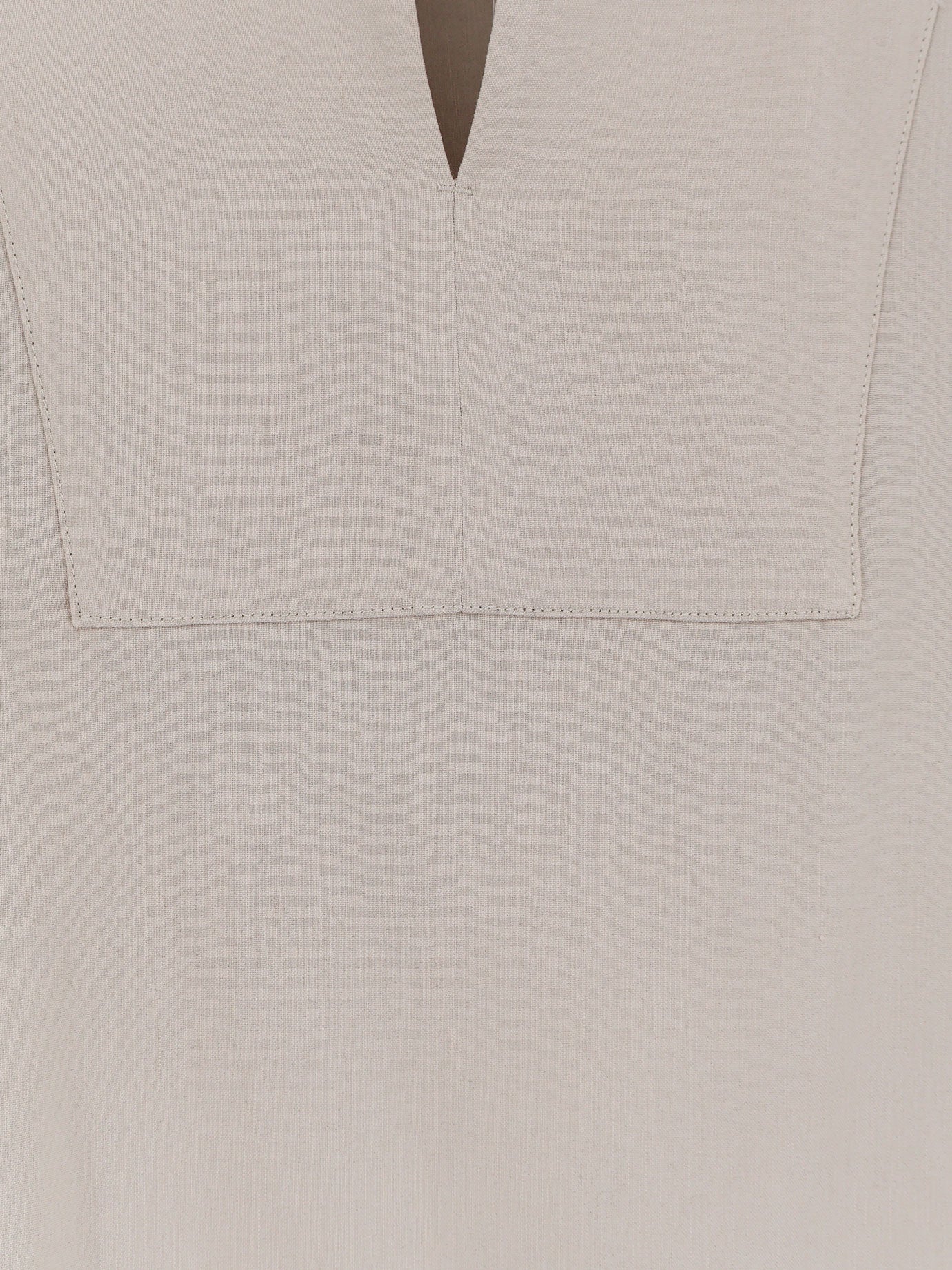 Max Mara Shirts Sand Lino Viscosa Elastan